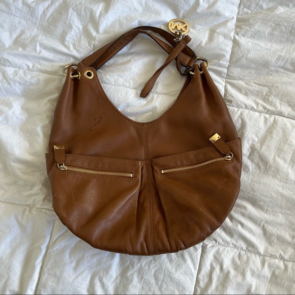 MICHAEL KORS | brown leather hobo purse - Picture 4 of 15